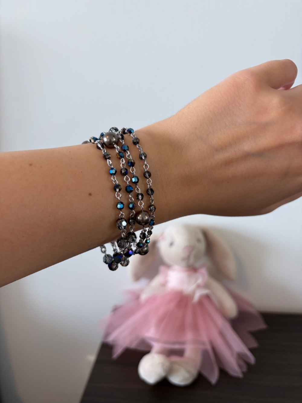 Vintage Swarovski Multi-Strand Crystal Bracelet
